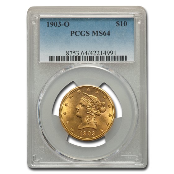 1903-O $10 Liberty Gold Eagle MS-64 PCGS 1903-O $10 Liberty Gold Eagle MS-64 PCGS